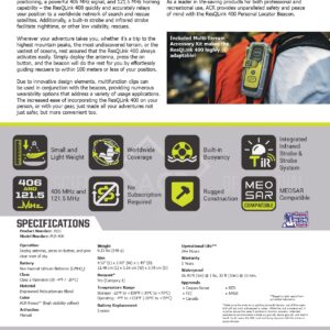 RADIOBALIZA PERSONAL ACR RESQLINK 400 PLB GNSS - Imagen 5