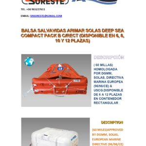 BALSA SALVAVIDAS ARIMAR SOLAS - Imagen 3