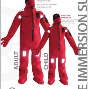 TRAJE INMERSIÓN SOLAS NEPTUNE TALLA EXTRA GRANDE - Imagen 5