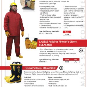 TRAJE Equipos Contraincendios> Accesorio de bomberos COMPLETO SOLAS/MED - Imagen 3