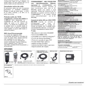 VHF FIJO MARINA ICOM  IC-M423GE - Imagen 3