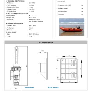 BATERÍA PARA NSR NAS-1000 AIS SART - Imagen 3
