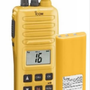 VHF PORTATIL SOLAS GMDSS IC-GM1600E CON BATERIA REPUESTO - Imagen 1