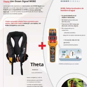CHALECO HINCHABLE THETA 290N AUT + MOB2 - Imagen 4