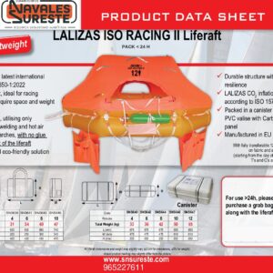 BALSA SALVAVIDAS LALIZAS ISO RACING II CONTENEDOR PACK < 24H - Imagen 3